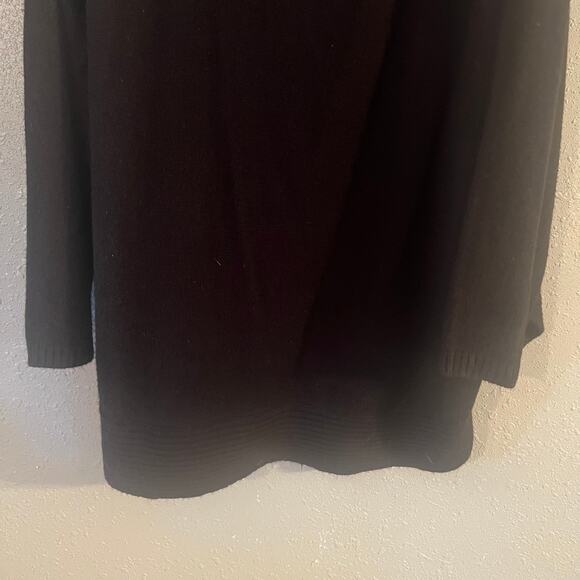 Lane Bryant Women's Black 26/28 Knit Sweater Soft Cozy Oversized Retro Comfy - Picture 8 of 10